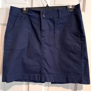Lee Natural Fit skort size 10 Navy Blue